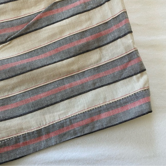 Merona Pink and Gray Striped Shorts - Picture 3 of 5